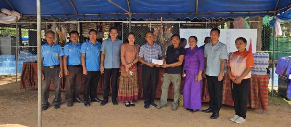  องค์การบริหารส่วนตำบลโนนงาม นำโดย นายทอน บุตตะ นายกองค์การบริหารส่วนตำบลโนนงาม พร้อมด้วย คณะผู้บริหาร หัวหน้าส่วนราชการ พนักงานจ้าง ร่วมงานบุญมหาสังฆทาน ณ วัดนาเรือง หมู่ที่ ๗ 